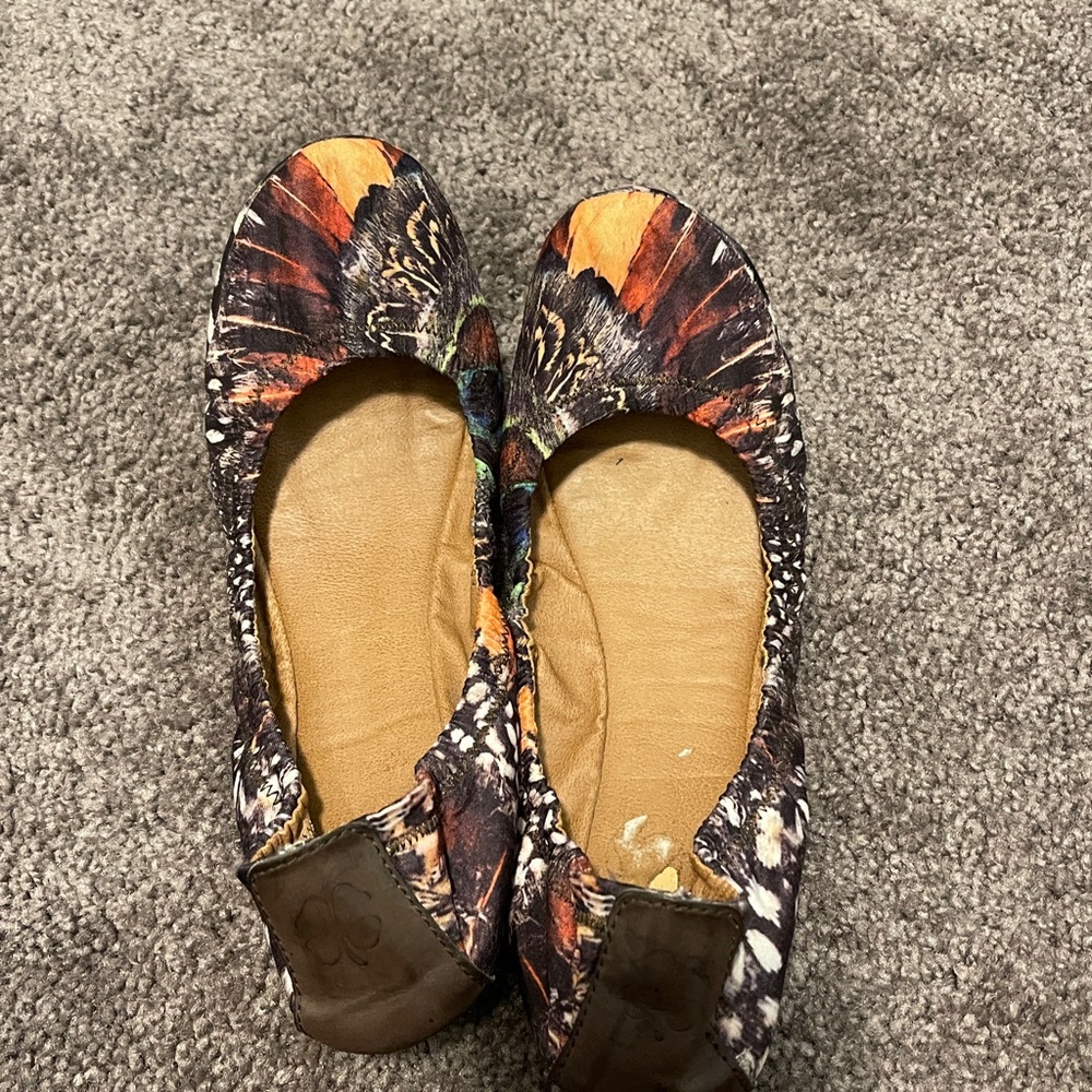 Lucky 🍀 Brand Colorful Wing Print Women's Flats